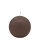 Mocca Kugelkerzen Ø 40 mm, 12 Stück