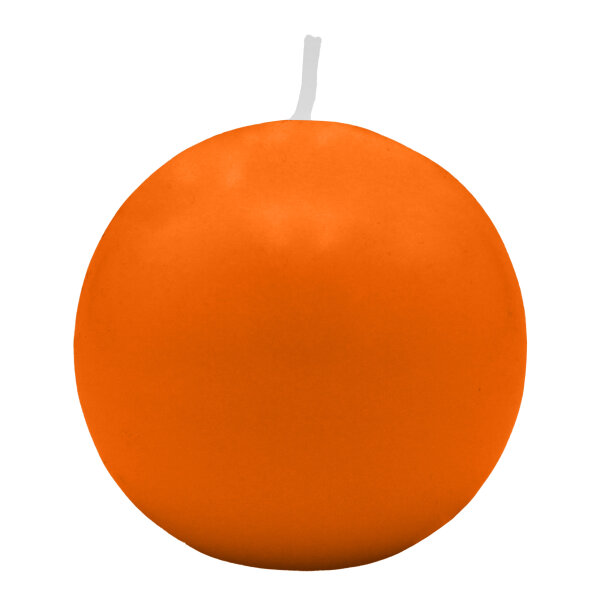 Orange Kugelkerzen Ø 150 mm, 2 Stück