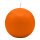 Orange Kugelkerzen Ø 150 mm, 2 Stück
