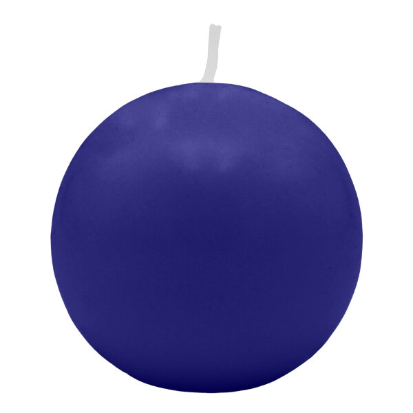 Royalblaue Kugelkerzen Ø 150 mm, 2 Stück