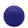 Royalblaue Kugelkerzen Ø 150 mm, 2 Stück
