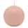 Taupe-Rosé Kugelkerzen Ø 150 mm, 2 Stück