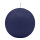 Dunkelblaue Kugelkerzen Ø 120 mm, 4 Stück