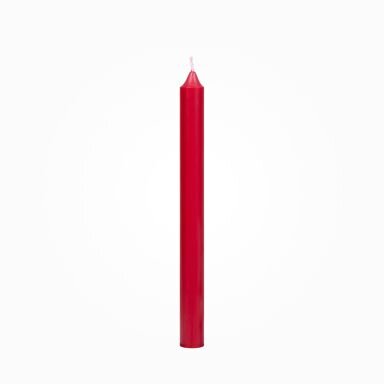 Leuchterkerzen durchgefärbt Bordeaux 250 x Ø 22 mm, 8 Stück