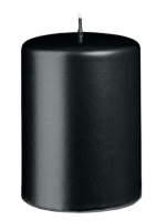 Stumpenkerzen Metallic Matt Schwarz 100 x Ø 70 mm,...