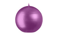 Kugelkerzen Metallic Matt Beere Ø 80 mm, 6...