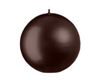 Kugelkerzen Metallic Glanz Brandy Ø 100 mm, 6...