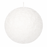 Weihnachtskerze Schneeball Weiß Ø 125, 1...