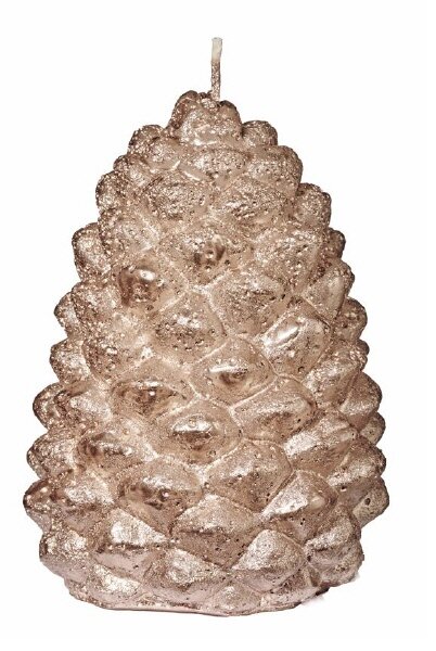 Kerze Tannenzapfen Silk 120 x Ø 85 mm, 1 Stück
