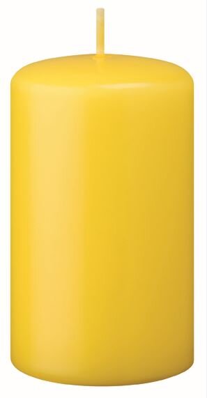 Adventskranzkerzen Citron Zitrone Gelb 180 x Ø 70 mm, 4 Stück