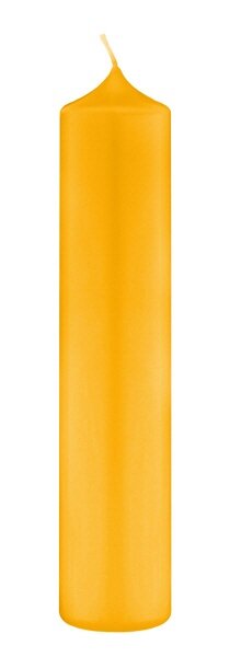 Altarkerzen 100% Ceresin-Wachs Mais Gelb/Orange