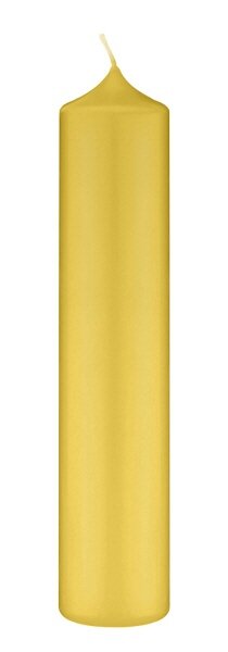 Altarkerzen 100% Ceresin-Wachs Mostard Senf