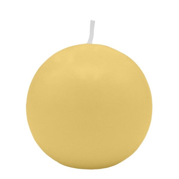 Grapefruitgelbe Kugelkerzen