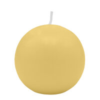 Grapefruitgelbe Kugelkerzen