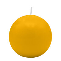 Goldgelbe Kugelkerzen