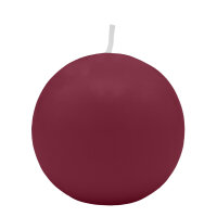 Burgunderrote Kugelkerzen