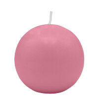 Altrosa Kugelkerzen
