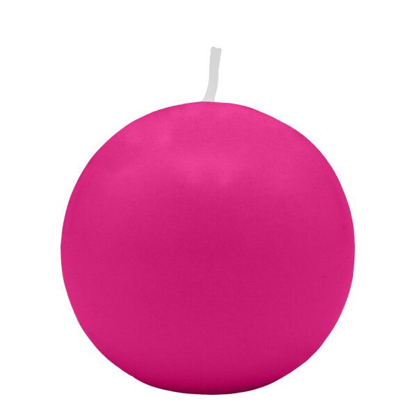 Fuchsia Kugelkerzen