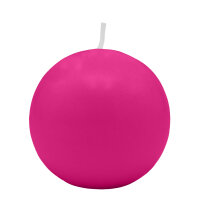Fuchsia Kugelkerzen