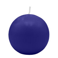 Royalblaue Kugelkerzen