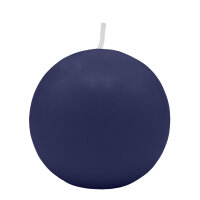 Dunkelblaue Kugelkerzen