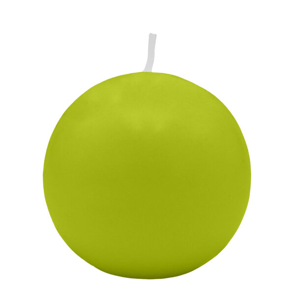 Limegrüne Kugelkerzen
