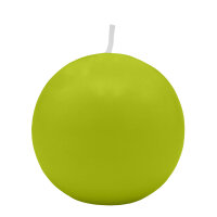 Limegrüne Kugelkerzen