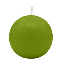 Limonengrüne Kugelkerzen