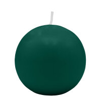 Dunkelgrüne Kugelkerzen