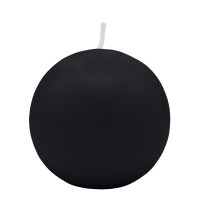 Schwarze Kugelkerzen