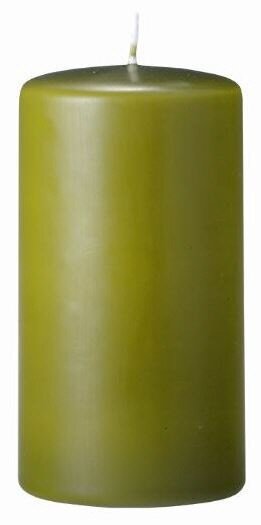 4er Set Adventskerzen, Adventskranzkerzen Scottish Grün