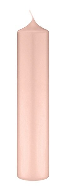 Altarkerze 10 % BW-Anteil Taupe Rose 200 x Ø 90 mm, 4 Stück