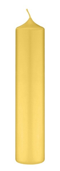 Altarkerzen 10% Bienenwachs-Anteil Grapefruit Gelb