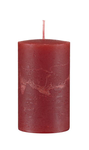 Rustic durchgefärbte Stumpenkerzen Weihnachtsrot