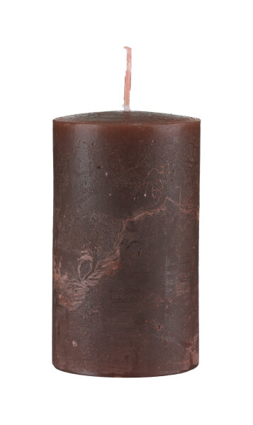 Rustic durchgefärbte Stumpenkerzen Bordeaux