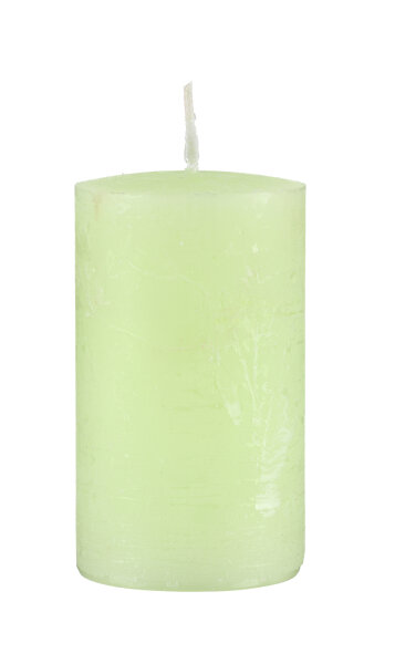 Rustic durchgefärbte Stumpenkerzen Gentlemay Grün