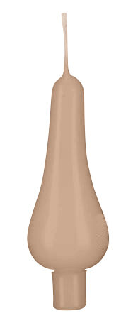 Baumkerzen Pariser Lichte Portobello Nougat 90 x Ø 30 mm, 10 Stück