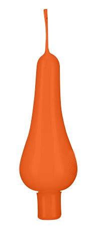 Baumkerzen Pariser Lichte Karotte Orange 90 x Ø 30 mm, 10 Stück
