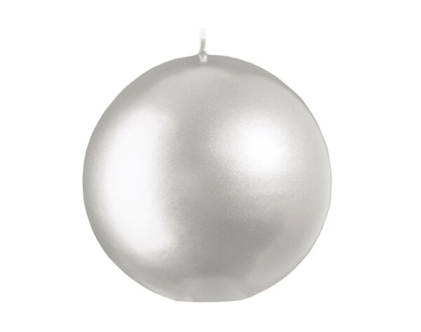 Kugelkerzen Silber