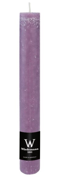 Stabkerze durchgefärbt Rustic Mauve 200 x Ø 35 mm, 1 Stück