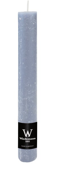 Stabkerze durchgefärbt Rustic BlauGrau 250 x Ø 35 mm, 1 Stück
