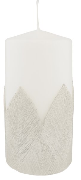 Stumpenkerzen "Noblese" Weiß, 150 x Ø 68 mm, 4 Stück