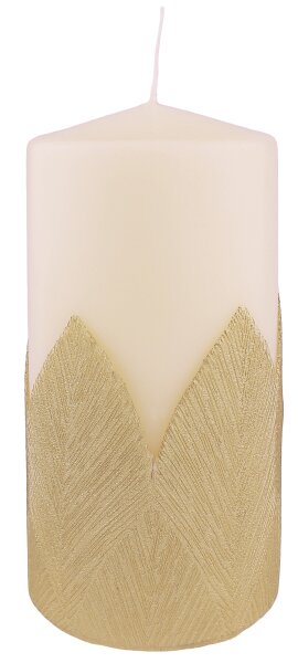 Stumpenkerzen "Noblese" Bisquit, 150 x Ø 68 mm, 4 Stück