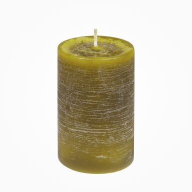 Nordische Reifkerzen Grüne Olive