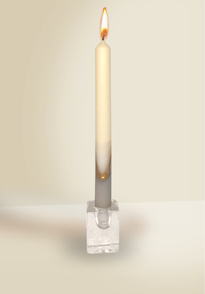 Designkerze Lotos Stabkerze Elfenbein 250 x Ø 22 mm, 1 Stück