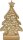 Weihnachtsdeko Tanne Mangoholz Ornament H 200 mm, 1 Stück