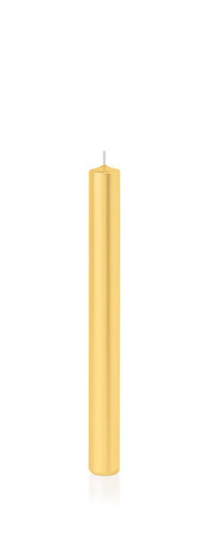 Stabkerzen Gold 250 x Ø 23 mm, 10 Stück