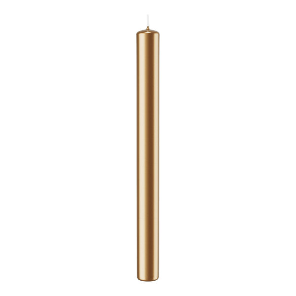 Stabkerzen Gold 250 x Ø 23 mm, 10 Stück