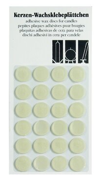 Kerzen-Wachsklebeplättchen 24 Stück