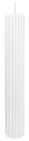 Rillen-Struktur Kerzen Weiß 300 x Ø 45 mm, 4...